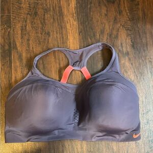 Nike Purple and Orange Sports Bra high Impact